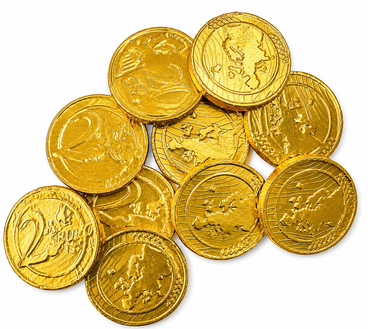 Halloween Pre-Filled Sweets - Large Milk Chocolate Coins 55g Bags - Spooky Trick or Treat - Party Bag Gifts