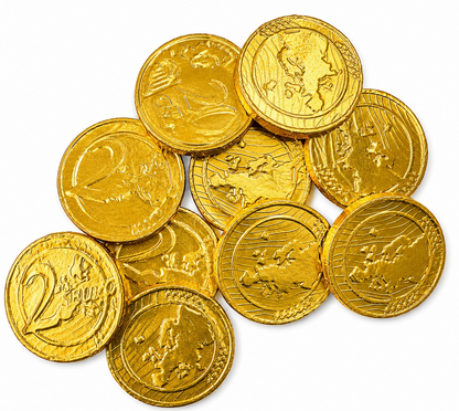 Halloween Pre-Filled Sweets - Large Milk Chocolate Coins 55g Bags - Spooky Trick or Treat - Party Bag Gifts