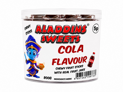 PACK OF 125 HALAL TROFFYUM COLA FLAVOUR CHEW STICKS