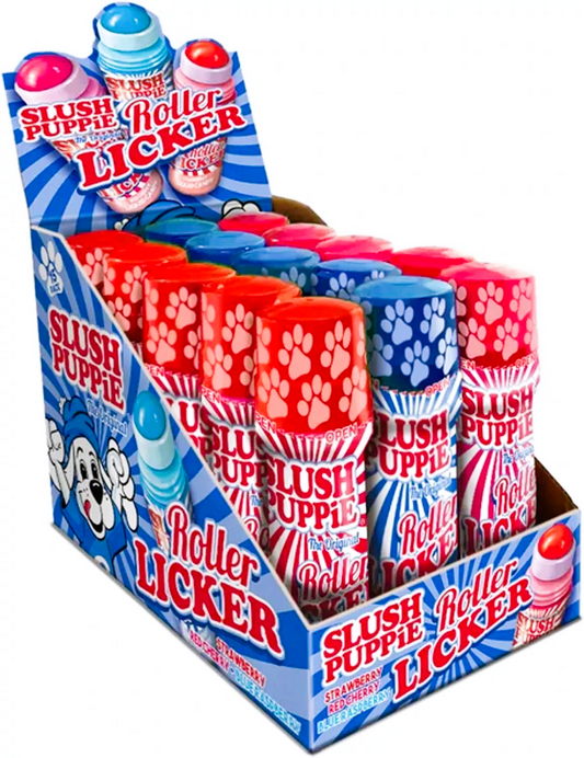 Pack of 15 Slush Puppie Roller Licker Sweets  Halal/Vegan/Gluten Free