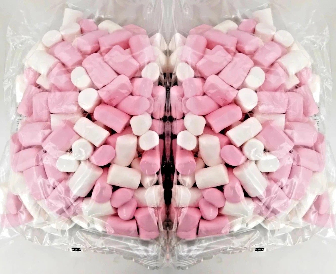 2kg Large Pink & White Marshmallows CLEARANCE BULK BUY BBE 01/08/2025 Halal
