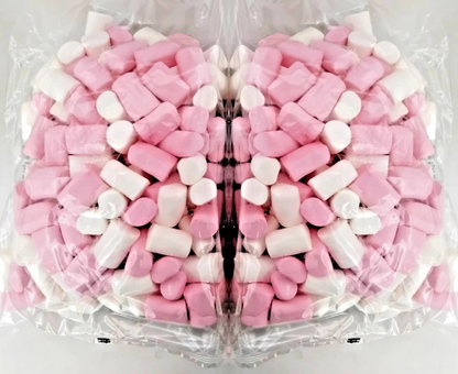2kg Large Pink & White Marshmallows CLEARANCE BULK BUY BBE 01/08/2025 Halal