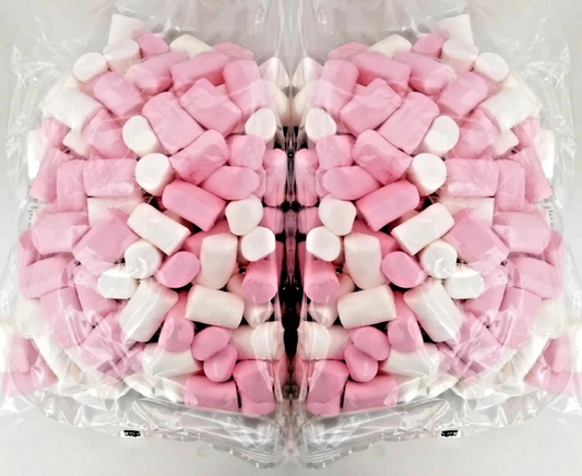 2kg Large Pink & White Marshmallows CLEARANCE BULK BUY BBE 01/08/2025 Halal