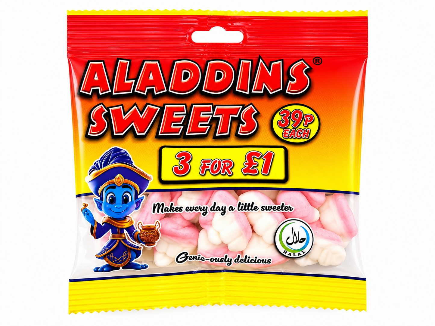 30 x 35g Bags - 3 FOR £1 ALADDINS SWEETS