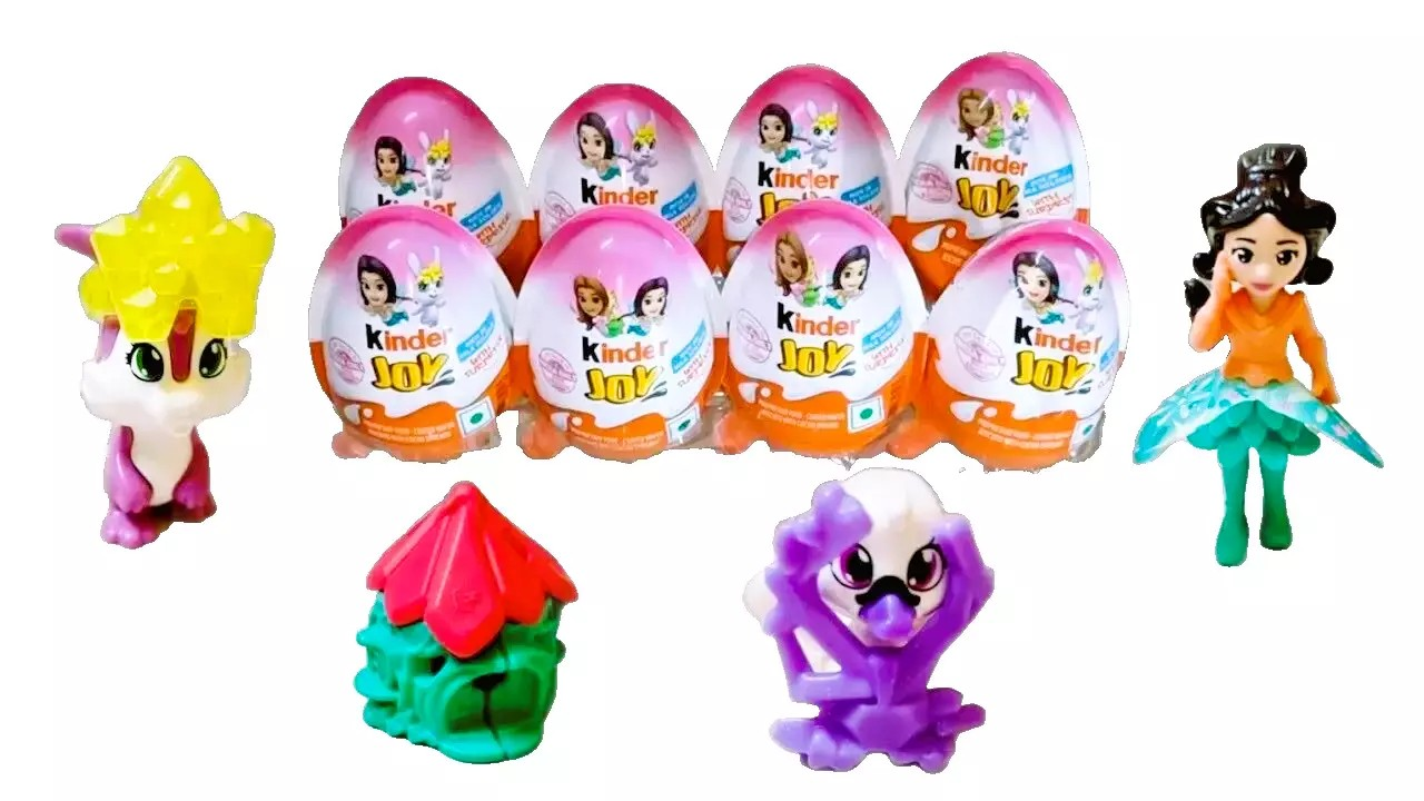 Kinder Joy Fairies World 20g (Expiry 14/06/2025) | Pack of 24 I Chocolate Surprise Egg Easter