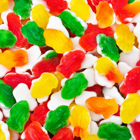 1kg Halal Jelly Frogs Aladdins Sweets Bulk Bag Pick n Mix Assorted Jellies
